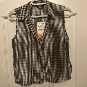 NWT Zara button down top